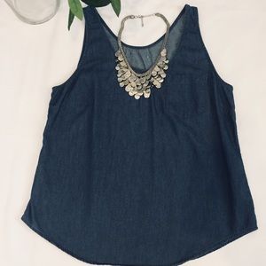 Denim top